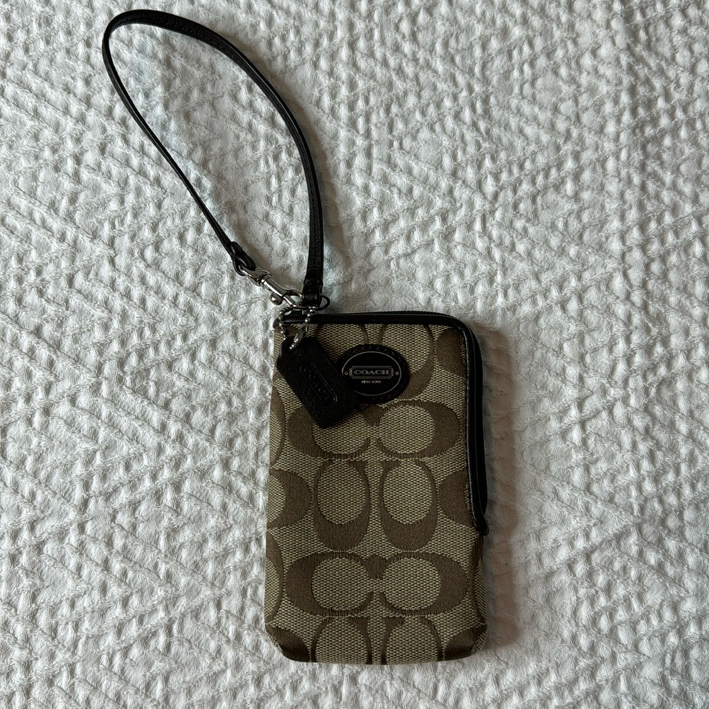 Coach wrist wallet